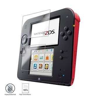 (未使用･未開封品)　ニンテンドー2DS専用 液晶保護フィルター 上下画面用2枚セット クリーナークロス付き qdkdu57 Amazon.co.jp: New ニンテンドー 2DS LL フィルム BLUEHOOSYOO